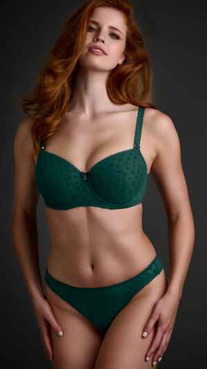 Marlies Dekkers Incognita lingerieset in Shadow Green | La Luna Waarschoot