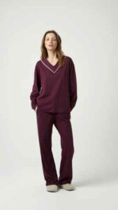 Huispak Joana merk Pluto elegant en comfortabel tweedelig loungewear-setje